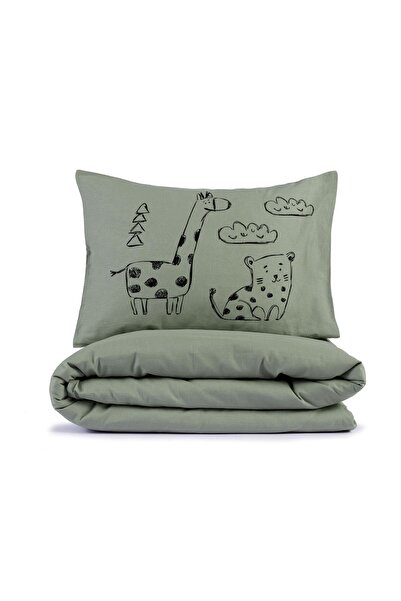 Tuğba Kuğu Linen Duvet Cover Set - Baby Size (100X150)