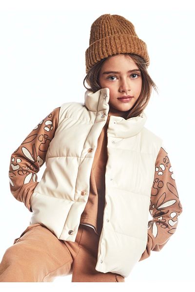 MAYORAL Girl's Cream Vest