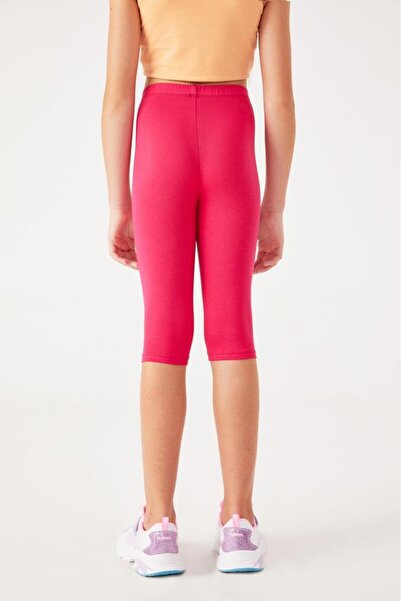 Almila Below the Knee - Girl's Cotton Elastane Capri 2006 School Leggings