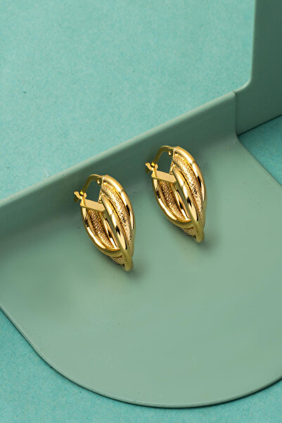 Bilezikci 2 cm Çaplı 14 Ayar Halka Altın Küpe