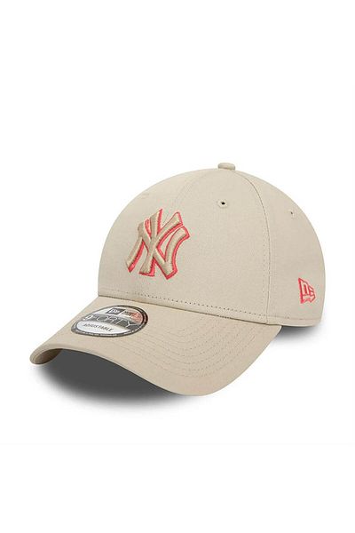 NEW ERA New York Yankees Mlb Team Outline Stone 9forty Adjustable Unisex Hat