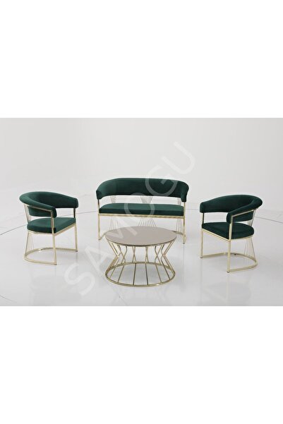 Samogu Rio Çay Seti 2+1+1 - Yeşil