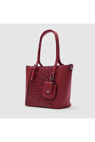 TOGO Red Women's Monogram Tote Bag - 930040