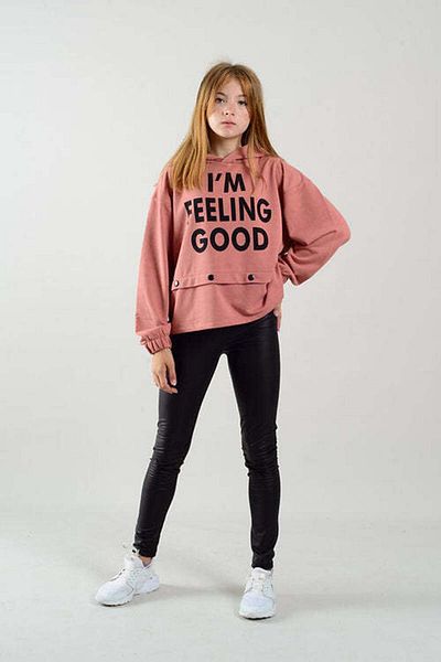 rg kidsstore Φούτερ Unisex Young με κουκούλα με στάμπα μπροστά