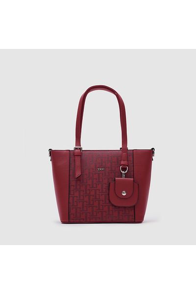 TOGO Red Women's Monogram Tote Bag - 930040