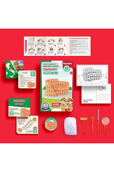 Arkerobox Set de excavare educațional Colosseum roman antic