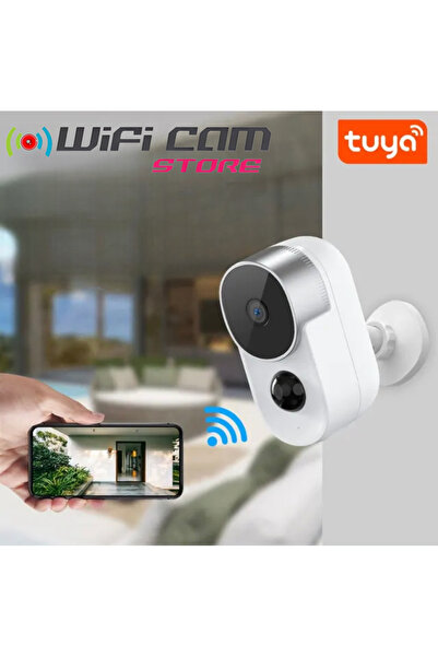 WİFİCAM Tuya Smart 1080p Wifi 100% Kablosuz Şarjlı Kamera 4-6 Ay Bekleme Süresi