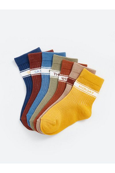 LC Waikiki Printed Baby Boy Socks 7 Pack (W4)