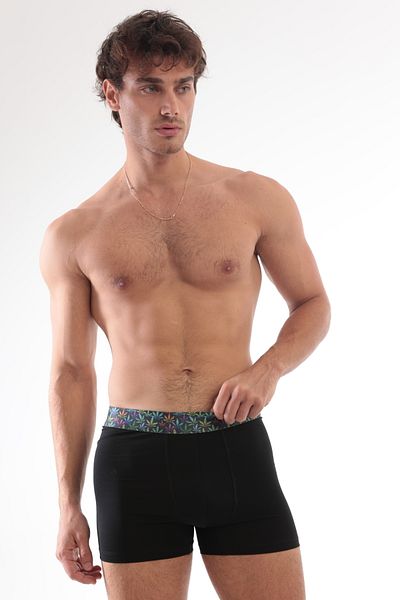 Saint Sail Cotton Lycra Flexible Fabric Printed Colorful Patterned Set of 3 Men's Boxers