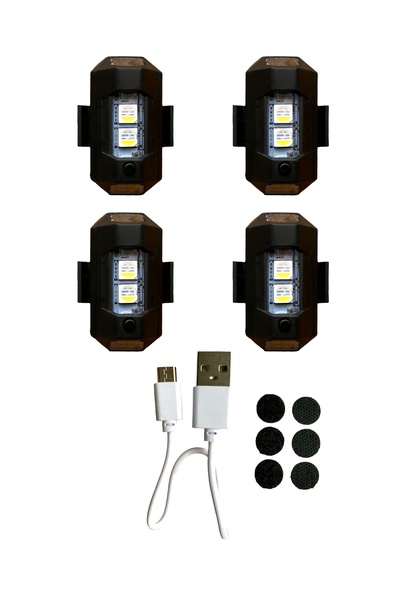 EKT Kumandalı Uçak Çakar 4lü