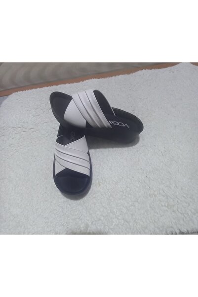 Voga Women's White Orthopedic Soft Sole Daily Stylish Slippers