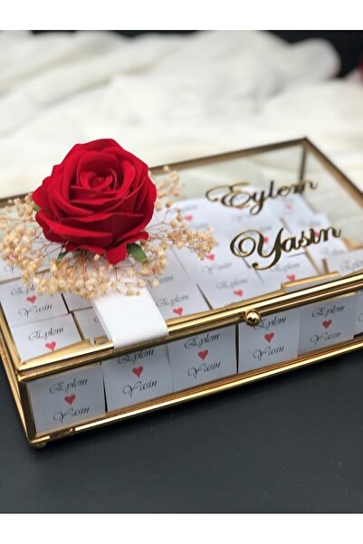 Masalsı Concept 100 Madlenli Kız İsteme Çikolatası Söz Nişan Çikolatası