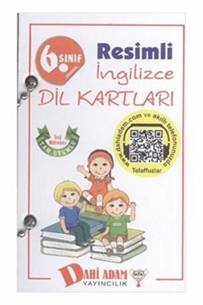 Dahi Adam 6. Sınıf Resimli Ingilizce Dil Kartları