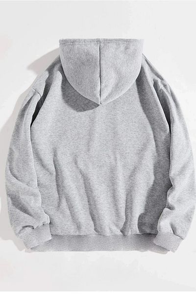 halowear Πλεκτό φούτερ από ύφασμα με θέμα Unisex 2ip Raised Grey Hearts