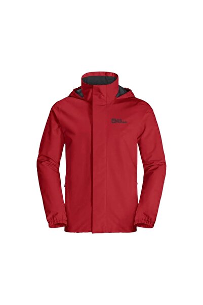 Jack Wolfskin Jachetă roșie pentru exterior pentru bărbați Stormy Point 2L Jkt M