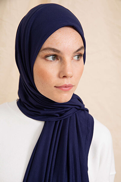 PURESCARFS Penye Lacivert Şal