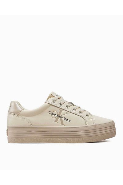 Calvin Klein Plateau-Sneaker in Marineblau – Lace-up-Sneaker in Flatform