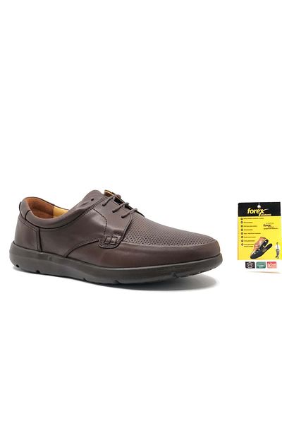 Kids Club Shoes Forex 23-3645-01 Dr.Tavsiyeli Δερμάτινα Ανδρικά Casual Παπούτσια ΚΑΦΕ