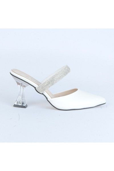 moda ayakkabım Pantofi de modă 2009 Tocuri pentru femei - Mds00849-alb-37