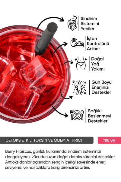 NaturaBerry Berry & Hibiscus Konsantresi 700gr