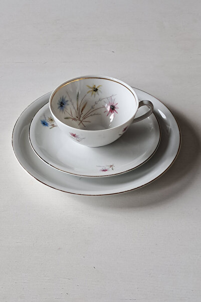 Bavaria Schirnding Vintage Tea/Coffee Cup Set 3 Pieces 150 ml