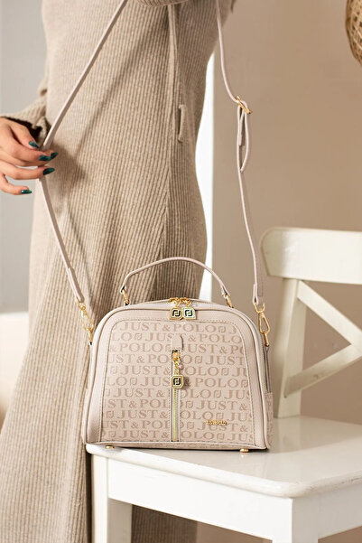 Just Polo Medium Size Women's Hand and Shoulder Bag Suitable for Daily Combin...