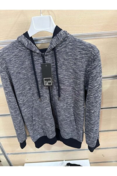 Cloise Navy Blue Hooded Jacket