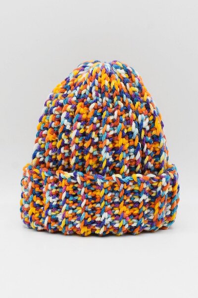 Külah Crochet Kalın Kışlık Örgü Yün Kadın Bere