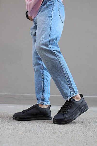 Astra Market Sneakers Black (Black Sole)