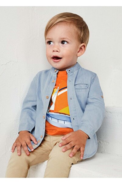 MAYORAL Erkek Bebek Gömlek Mavi