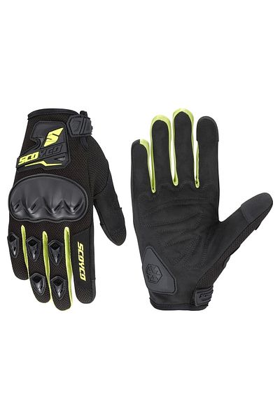 Scoyco Mc148 Summer Gloves Neon