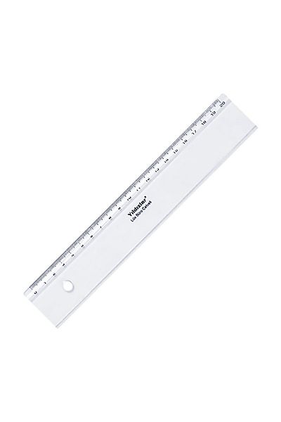 Yıldızlar Luxury Desk Ruler 20 Cm Transparent