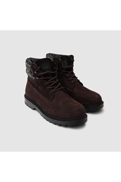 TOGO Kahverengi Nubuk Hakiki Deri Erkek Casual Bot [052244]