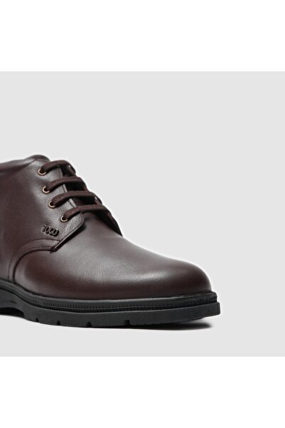 TOGO Kahverengi Hakiki Deri Erkek Comfort Bot [052086]