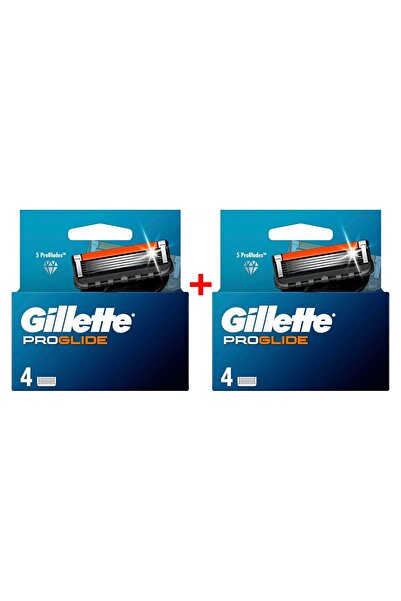 Gillette Fusion 5 Proglide - طقم شفرات احتياطية مكون من 4 قطع (عبوتان) (مكان ...
