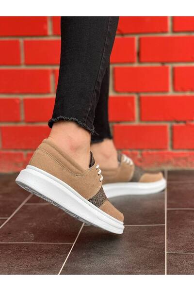 BESKAR KB 042 Taba Deri Suni Deri Günlük Erkek Ayakkabı – Ortopedik Destek