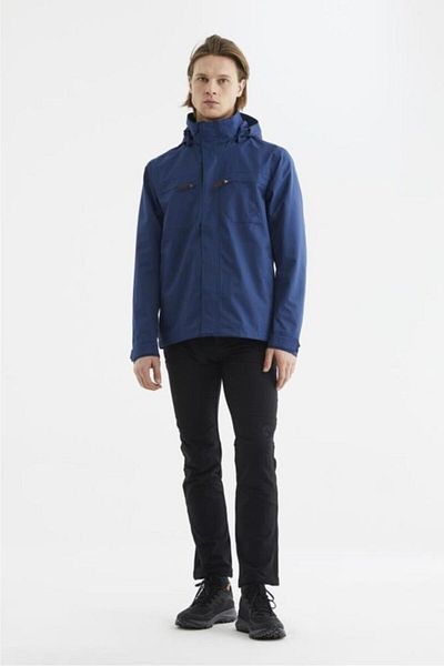 Panthzer Ανδρικό παλτό Yangtze Navy Blue Pnzs185000blu