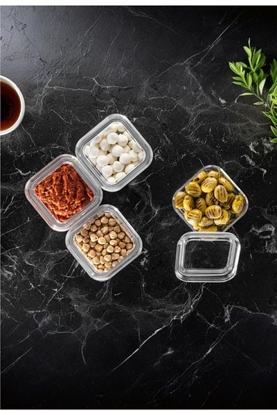 Milenay Crystal Clear 250ml Vacuum Silicone Gasket - Single Plastic Storage Container