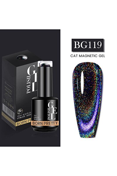 Born Pretty 15 ml Kedi Gözü kalıcı oje BG119 (55933)