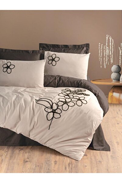 Ethab Ticaret Ranforce Double Nev Set Panel Brown