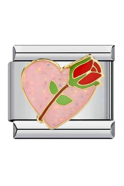 RoseCo00 Italian Steel Bracelet Charm
