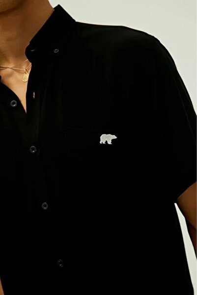 Bad Bear Frank Erkek Gomlek - Siyah