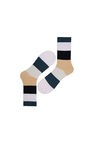 The Socks Company Дамски чорапи с многоцветни шарки и сок 23kdcr274k