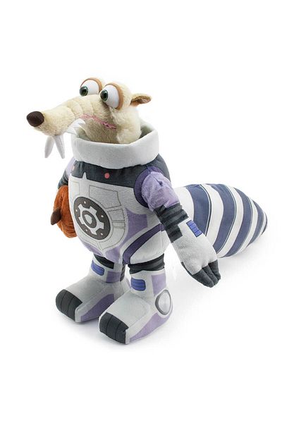 Buz Devri Neco Plush 5 Astronaut Scrat Plush Figure with Hazelnut 30cm