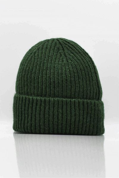 Külah Women's Wool Beret Khaki