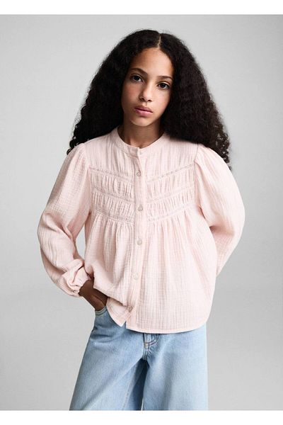 MANGO Kids Μπλούζα Bamboo Cotton