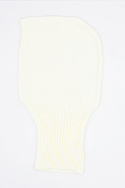 Külah قبعة بالاكلافا النسائية المحبوكة بقناع الثلج وياقة الرقبة باللون البني الفاتح