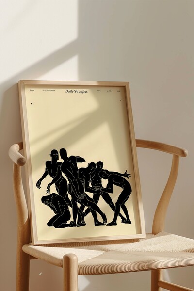 Home Soyut fütüristik Modern Tablo, Çerçevesiz Poster, Oturma Odası Duvar Dek...