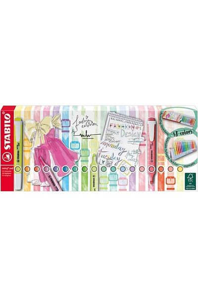 Stabilo 18 Colorful Swing Cool Table Set - New