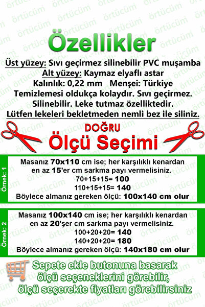 Örtücüm Pvc Muşamba Mutfak Masa Örtüsü Denizci Desenli Elyaflı Silinebilir Leke Tutmaz Sıvı Geçirmez